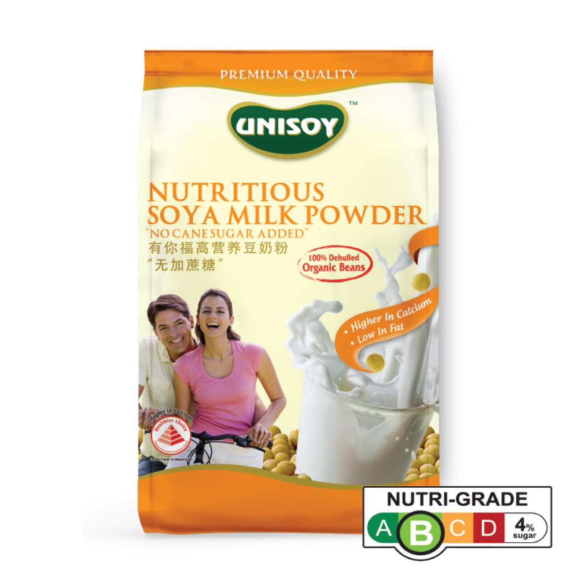 UNISOY Nutritious Soy Milk Powder "No Cane Sugar Added"